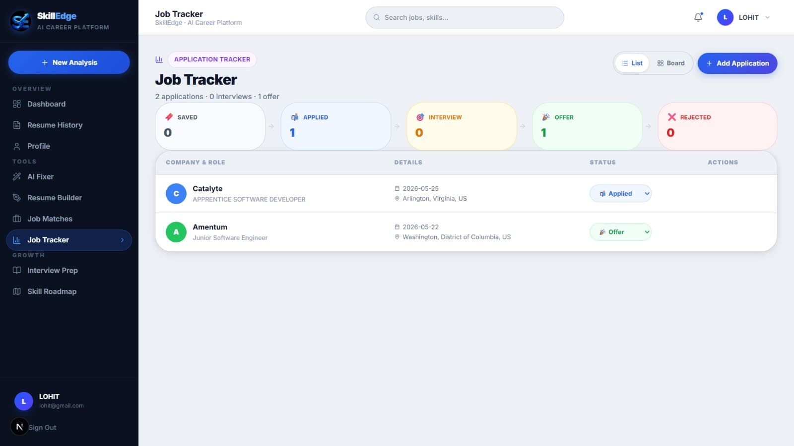 Job Tracker